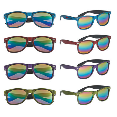 Woodtone Mirrored Sunglasses (PH6215_PS)