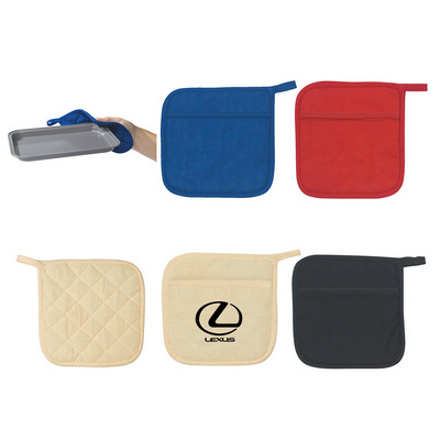 Quilted Canvas Pot Holder (PH9001_PS)