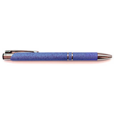 Wheat Straw Slimline Silver - Blue