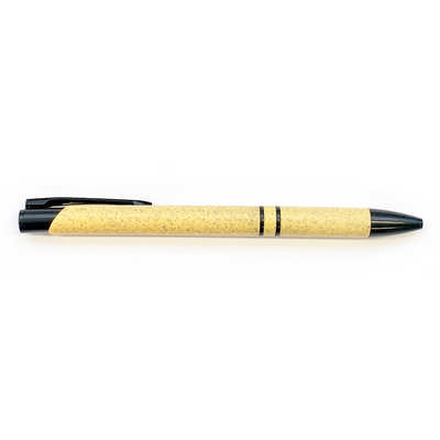 Wheat Straw Slimline Black - Yellow