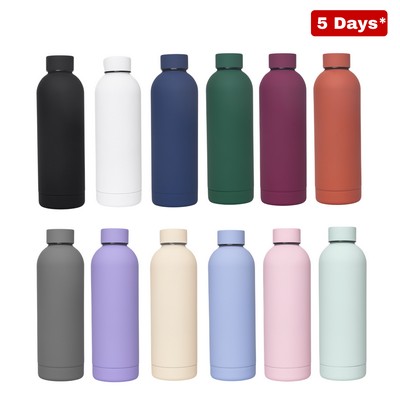 Brit Vacuum Bottle - 500ml Double Wall - Black