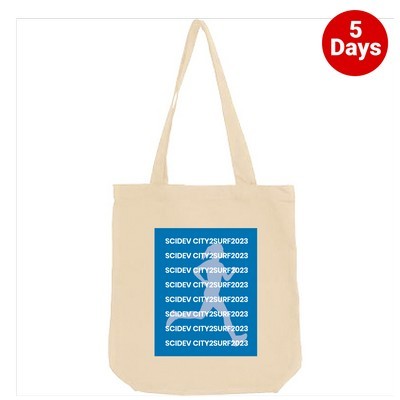 James Natural Canvas Tote Bag