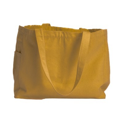 Bondi Canvas Tote Bag - Coloured - Camel