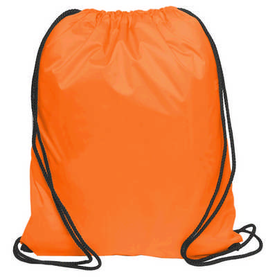 Nylon Drawstring Bag - Orange