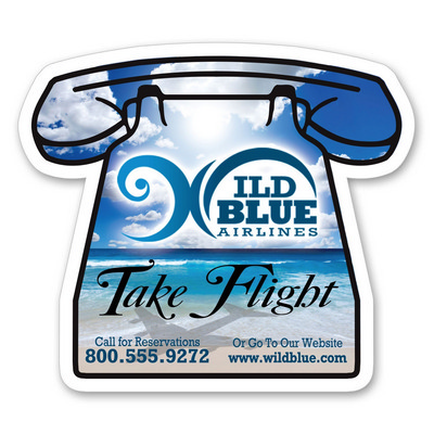 55 x 90mm Phone Shaped Fridge Magnet (PS8708_PS)