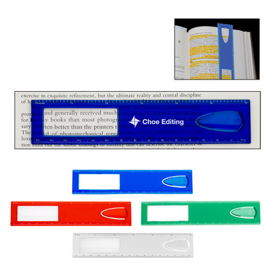 MAGNIFIER RULER WITH BOOKMARK (PH1642_PS)
