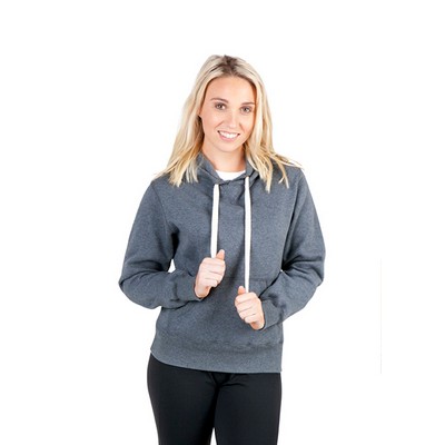 Ladies/Junior Heavy Fleece Hoodie Marl Colours 