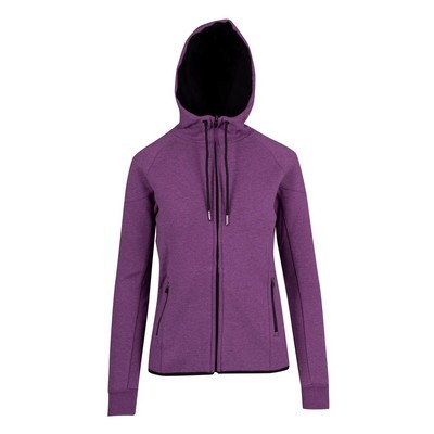 Ladies/junior 320gsm Soft cotton/bonded polar fleece Hoodie