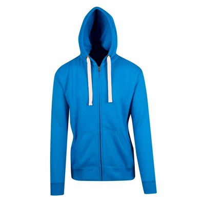 Mens Brushed Heavy Zip Fleece Hoodie (Large Sizes)