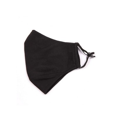 100% One Piece Cotton Face Masks With Adjustable toggle