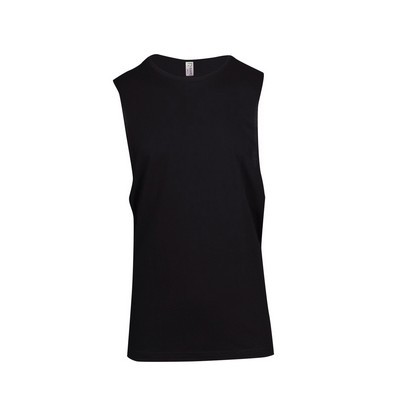 160gsm 100% combed cotton sleeveless tee