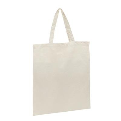 Calico Bag Natural - Short Handle