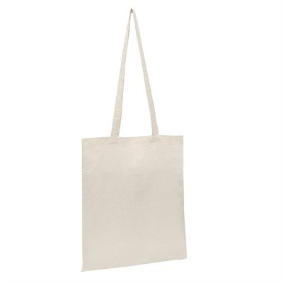 Calico Bag Natural - Long Handle