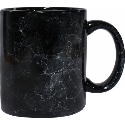 Toronto Can Mug Inner Glossy Black/outer marble black(300ml)