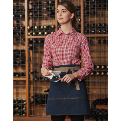 East Village Half Denim Apron-Unisex (AP10_WIN)