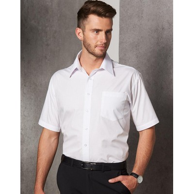 Man's poplin shirt,short sleeve