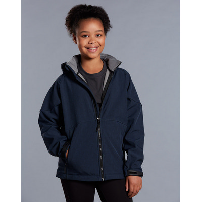 Kids Softshell Hooded Jacket (JK33K_WIN)