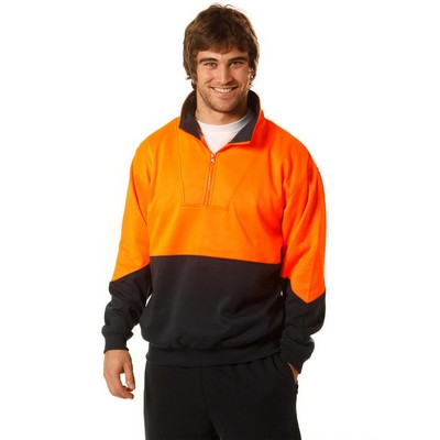 Hi-Vis L/S windcheater collar