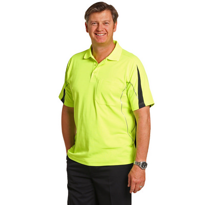 Hi-Vis Legend Short Sleeve Polo Mens (SW25A_WIN)