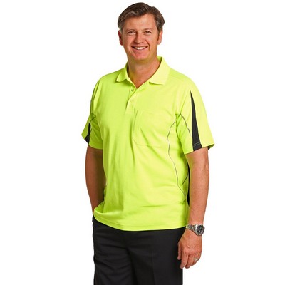 Men`s Fashion Hi-Vis S/S Polo