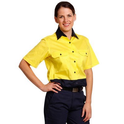 Ladies' Hi-Vis S/S Safety Shirt