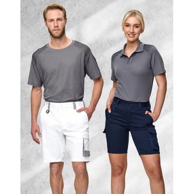 Unisex Utility Stretch Cargo Work Shorts