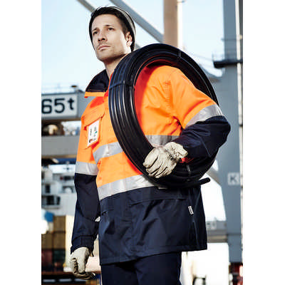 Mens Hi Vis Ultralite Waterproof Jacket