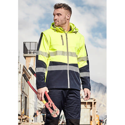 Unisex Streetworx 2 In 1 Stretch Softshell Jacket