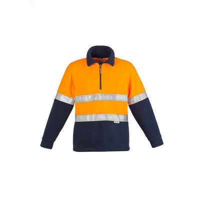 Unisex Hi Vis Polar Fleece Pullover - Hoop Taped