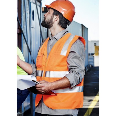 Unisex Hi Vis Zip Vest