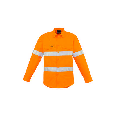 Mens Hi Vis Hoop Taped Long Sleeve Shirt