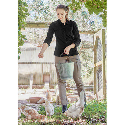 Womens Lightweight Tradie Long Sleeve Shirt