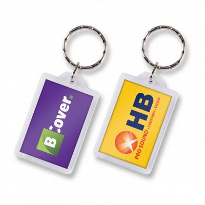 Lens Key Ring - Rectangle 