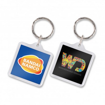 Lens Key Ring - Square 