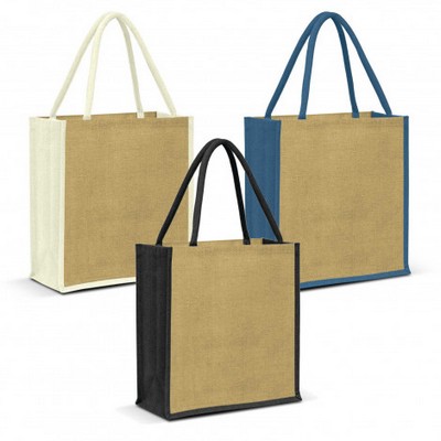 Lanza Jute Tote Bag