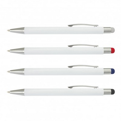 Lancer Stylus Pen - White Barrel