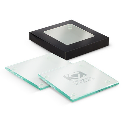 Saturn Glass Coaster Set of 2 (109776_TRDZ)