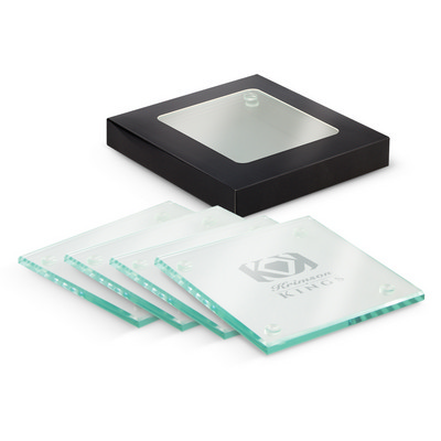Saturn Glass Coaster Set of 4 (109778_TRDZ)