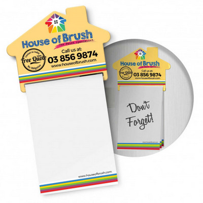 Magnetic House Memo Pad A7 