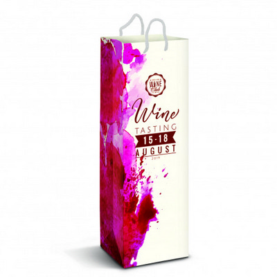 Laminated Paper Wine Bag - 