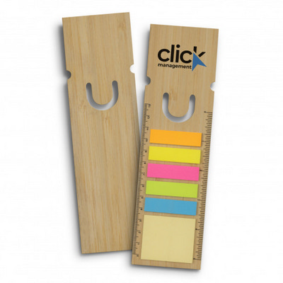 Bamboo Ruler Bookmark - Squ