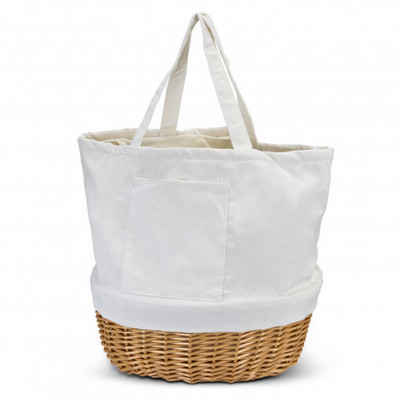 Keepsake Wicker Tote Bag