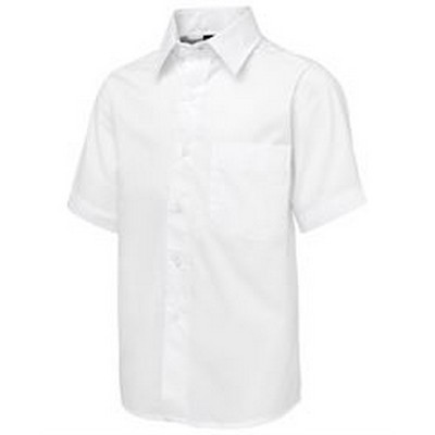 JBS KIDS L/S POPLIN SHIRT: 4 - 14 - WHITE