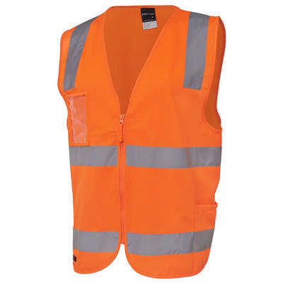 JBS HV (D+N) ZIP SAFETY VEST: 3 - 6/7XL