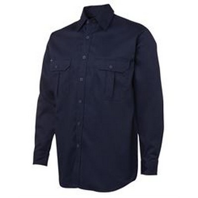 JBS L/S 190G Work Shirt: 2XS - 5XL - Navy