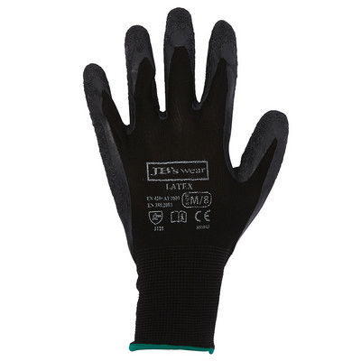 JBs Black Latex Glove (12 Pk) (8R003_JBS)