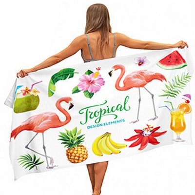 Sublimated Beach Towel